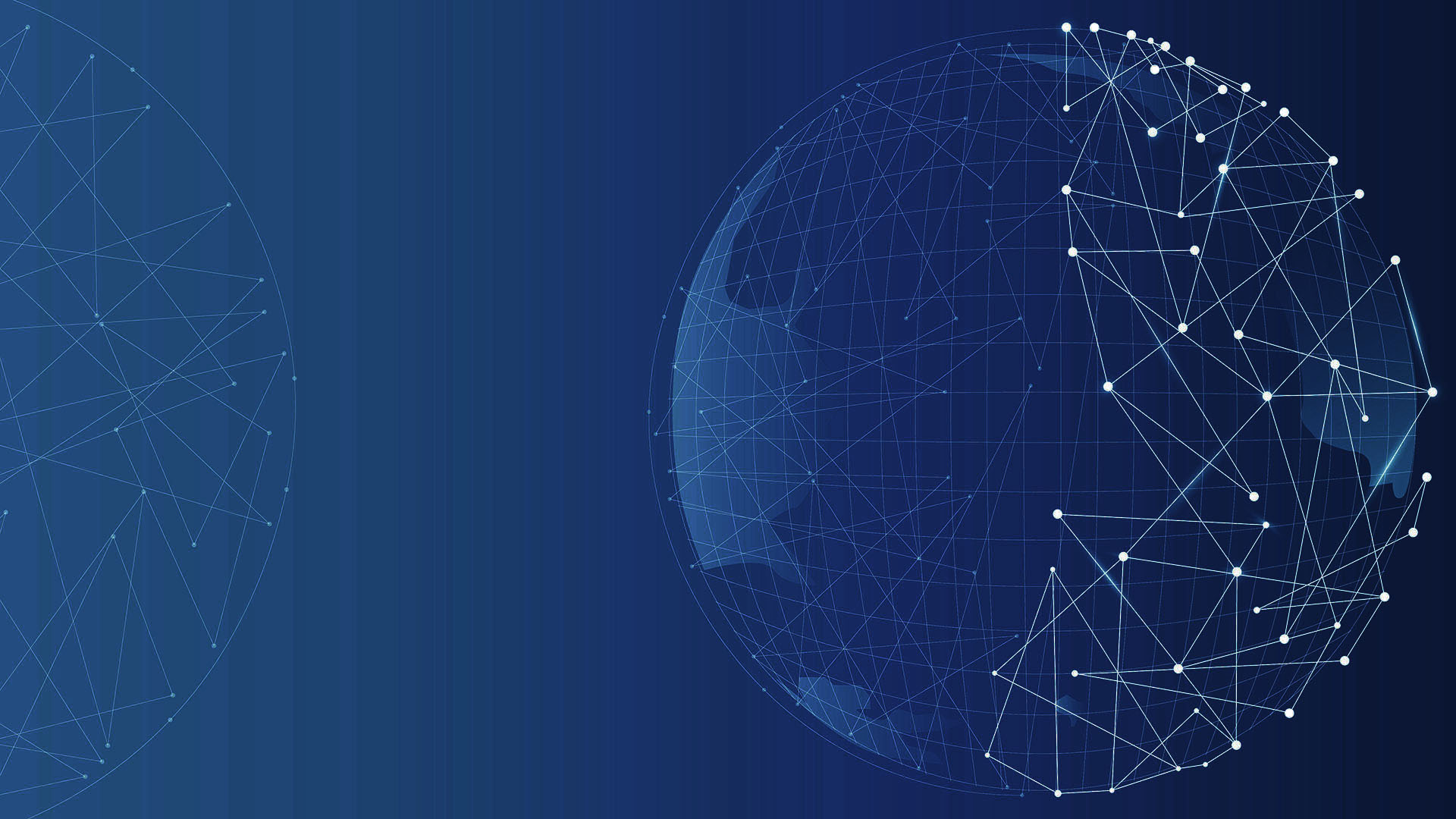 Globe technology business with gradient wallpaper